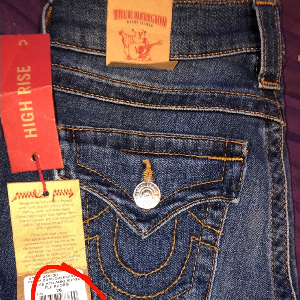 Woman’s size {26} True Religion jeans.®️